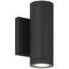 Plaza 60 LED 7.09 inch Black Outdoor Wall Mount